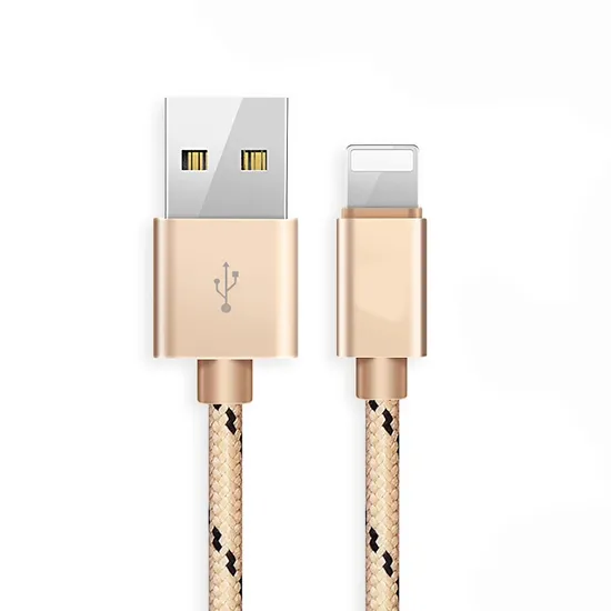 Premium Nylon USB to Lightning Cable, Mfi Certified Cable for Mobile Phone Cable