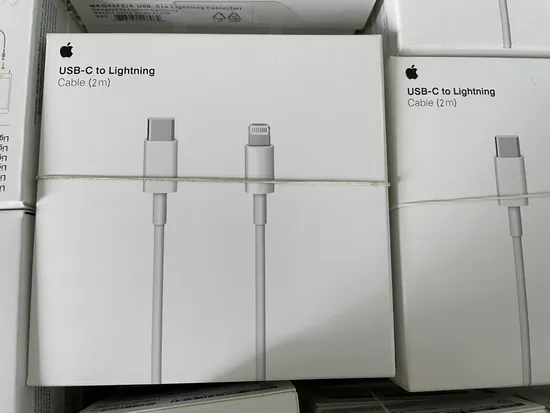 Cell Phone Accessories Mfi Type C to Lightning Flat Cable for iPhone 12