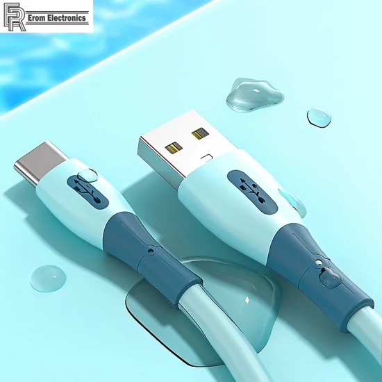 Liquid Silicone Intelligent Chip Smart Fast Charge Enhanced Durability Micro Sync Data Cable Mobile USB Type C Cable for Mobile Phone Accessoriesusb Charging