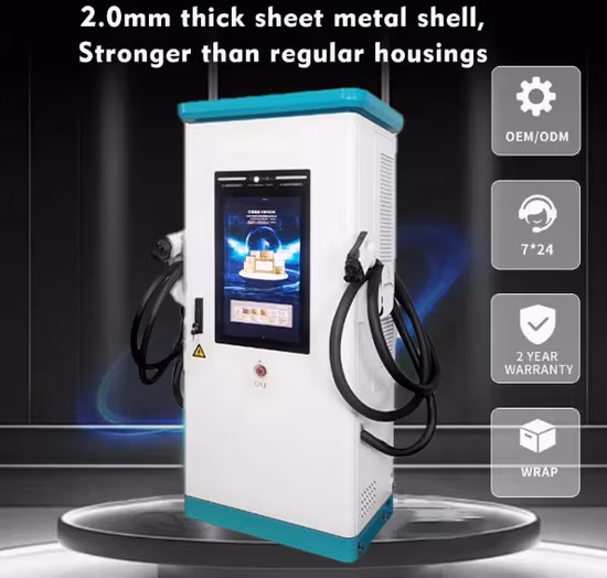 DC Fast EV Charger for Electric Buses and Trucks 150 180kw CCS2 Chademo Plug IP55