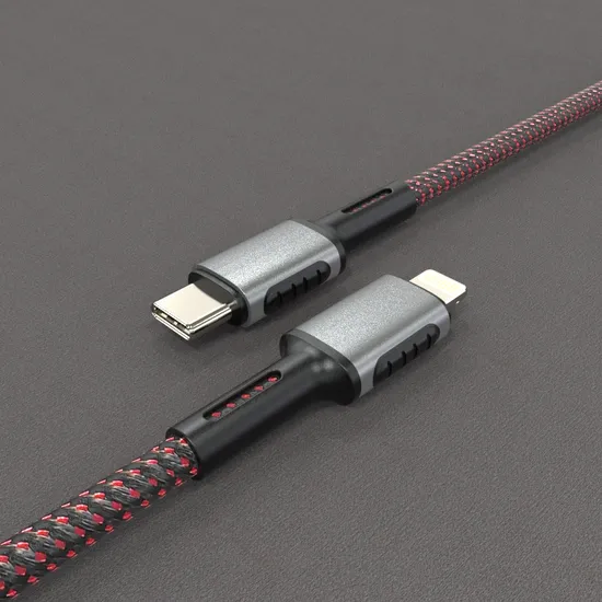 Mfi Certified Factory 1m 2m USB C to Lightning Cable 20W Mfi Cable C94 Custom 2m Lightning Cable Original Chip 