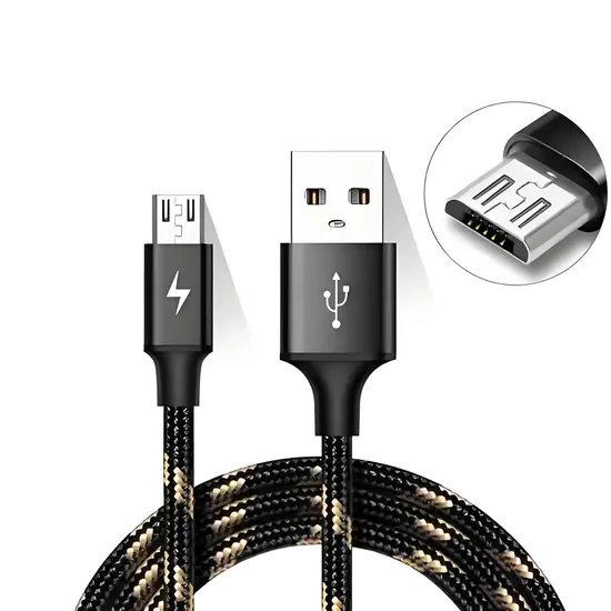 Newest 1m 2m 2.1A Mobile Phone Accessories Cables USB Sync 5A Fast Charging Micro Type